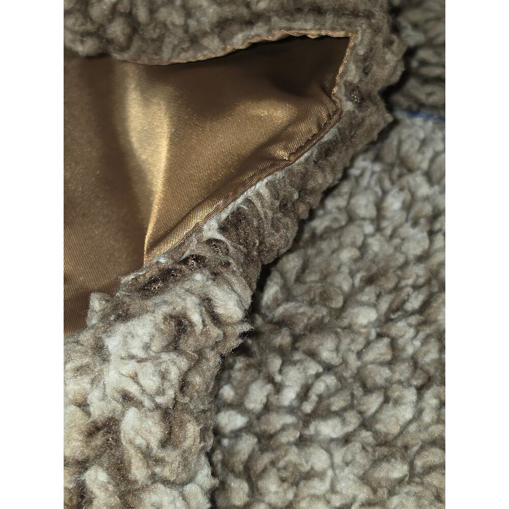 Simply Southern Tried & True Sherpa Vest Women’s Large Brown Fleece Full Zip - Picture 7 of 12